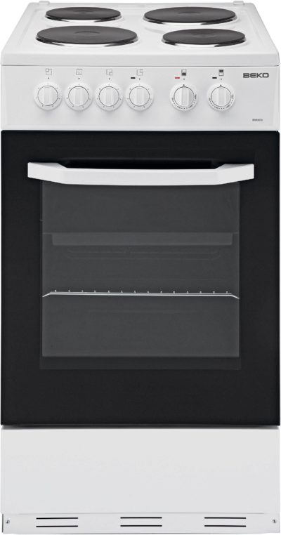 Beko - BS530 Single - Electric Cooker - White